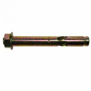 M8 x 125mm JCP 10mm SLN10125 Zinc Yellow Passivated Hexagon Nut Sleeve Anchor