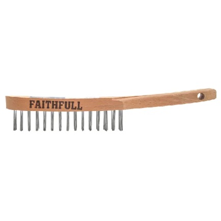 Faithfull FAI5802F Two Row Lightweight Scratch Brush