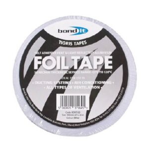 100mm x 45m Bond It BDAT100 Aluminium Foil Tape