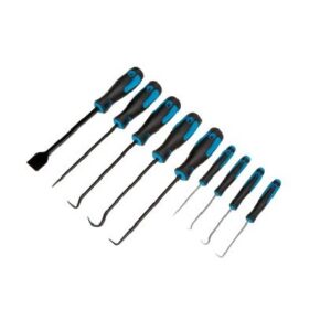 9 Piece Blue Spot Tools 07959 Heavy Duty Hook Pick & Scraper Set