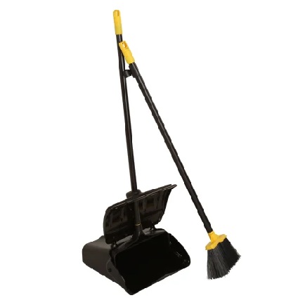 Bulldozer BDZHDLPBSET Heavy Duty Long Handled Dustpan & Brush Set