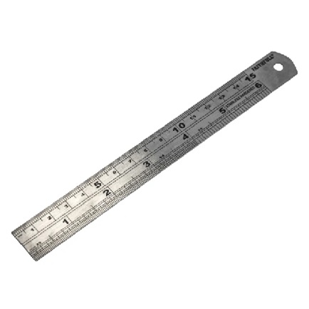 150mm (6") x 19mm Faithfull FAIRULE150SS Flexible Stainless Steel Rule