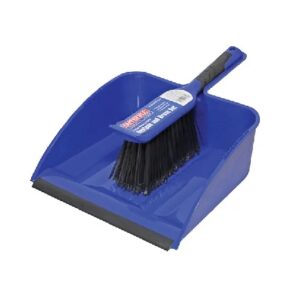 Faithfull FAIBRDUSTLRG Large Plastic Dustpan & Brush Set